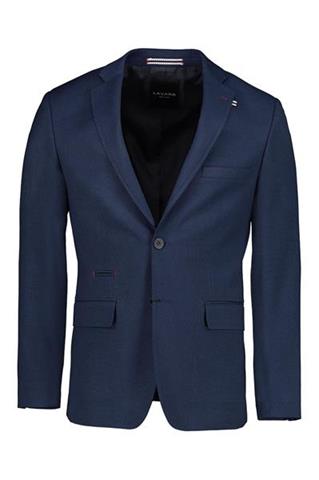 Granatowy garnitur w mikro wzór (890) marynarka - 153491