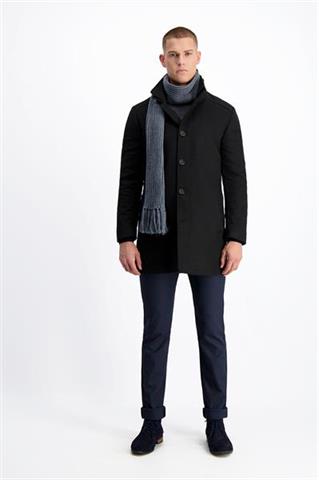 Czarny płaszcz męski Graciano Wool 29772 - 156051