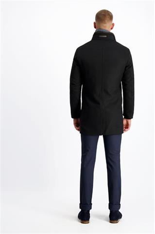 Czarny płaszcz męski Graciano Wool 29772 - 156061