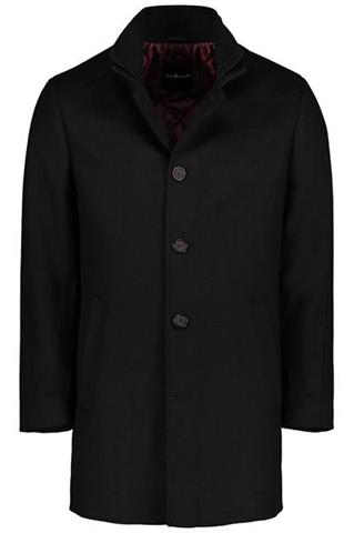 Czarny płaszcz męski Graciano Wool 29772 - 156091