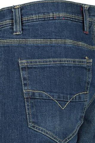 Granatowe jeansy męskie Saga Navy 63442 - 156491