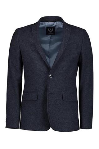 Granatowa marynarka w mikro wzór Tommy Cornel 48305 - 156571