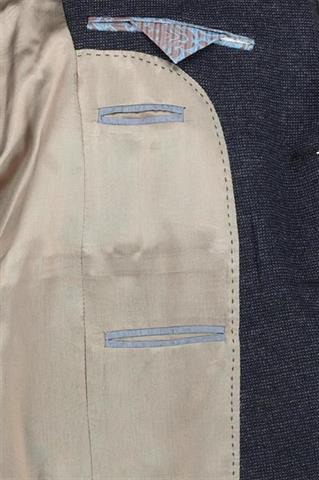 Granatowa marynarka w mikro wzór Tommy Cornel 48305 - 156591