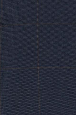 Granatowy garnitur w kratę Windowpane 35262 - 157151