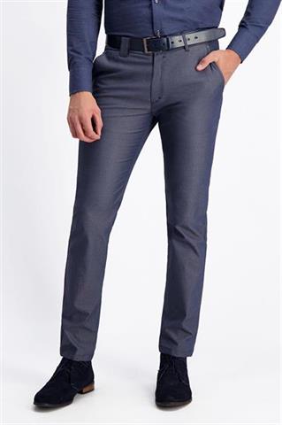 Granatowe spodnie Chinos Genial 64508 - 157211