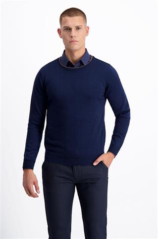 Granatowy sweter męski 73911 - 160541