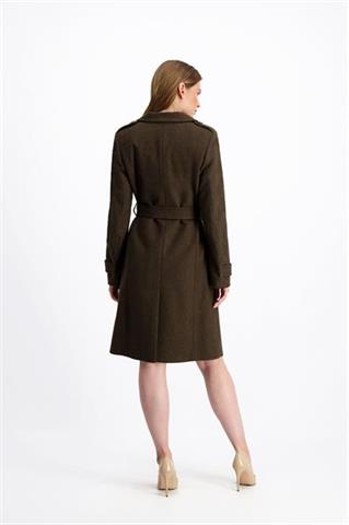 Płaszcz damski khaki Bella Due Brema 84817 - 161521