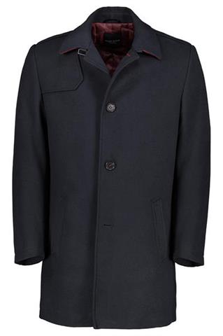 Granatowy płaszcz Jacob Frisbi 26005 - 162491