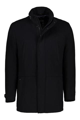 Granatowy płaszcz 29717 - 162691