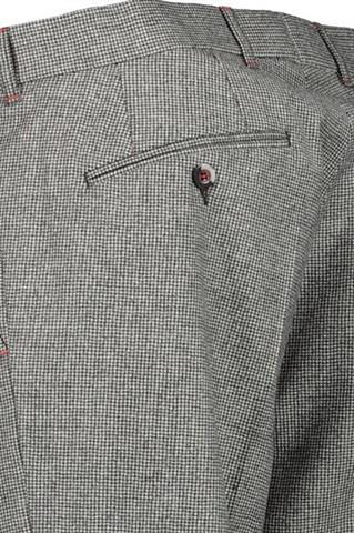 Spodnie męskie w pepitkę chinos 64441 - 162971