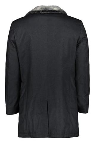 Grafitowy płaszcz męski 20139 - 163211