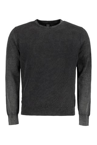 Czarny sweter z efektem sprania 72450 - 164661