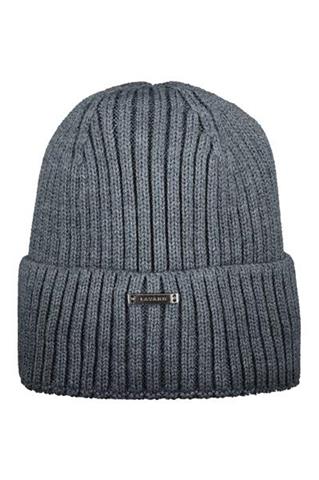 Szara czapka męska 73213 - 167041