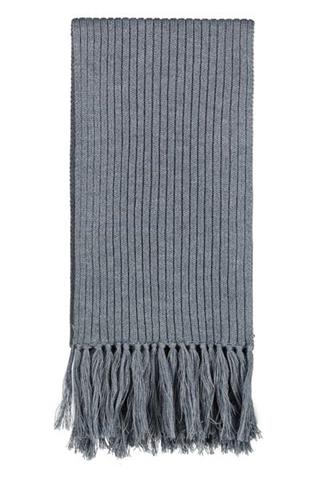 Szary szal z frędzlami 73221 - 167341