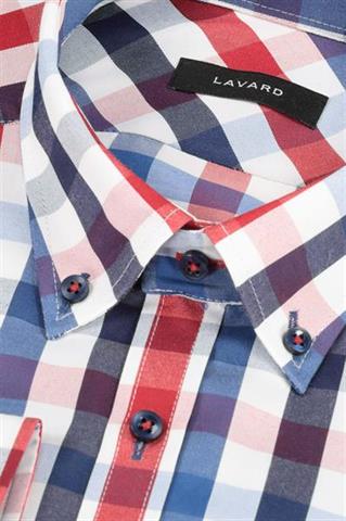 Koszula slim w kratę 93210 - 169471