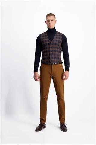 Kamizelka męska w kratę Lope 10164 - 174091