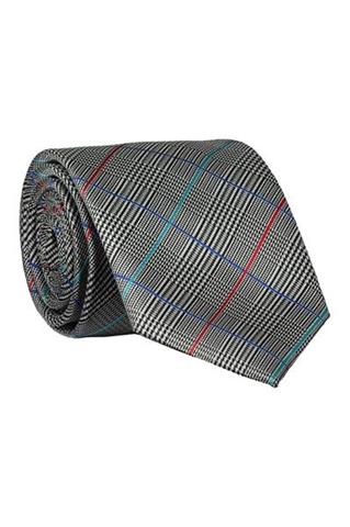 Kolorowy krawat w kratkę 57359 - 178331