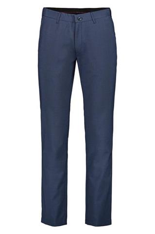 Granatowe spodnie Chinos Monti w pepitkę 64594 - 180731