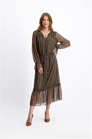 Zwiewna sukienka we wzory Lily 85426 - 181441