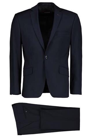 Granatowy garnitur męski 34907 - 182411