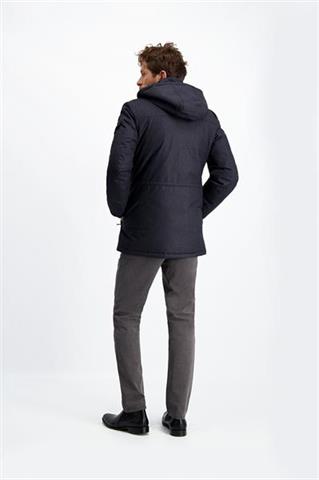 Granatowa kurtka z odpinanym kapturem 16809 - 184921