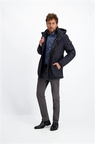 Granatowa kurtka z odpinanym kapturem 16809 - 184931