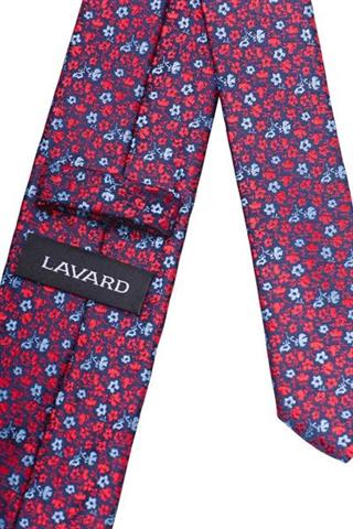 Krawat w drobne kwiaty 57053 - 18521