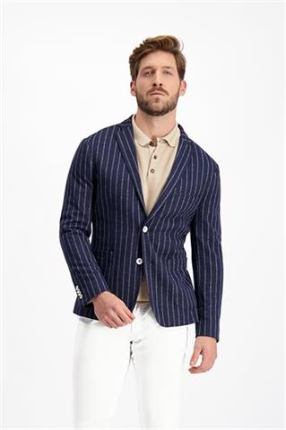 Granatowa marynarka w prążki Mati Fina Stripes 46051 - 186741