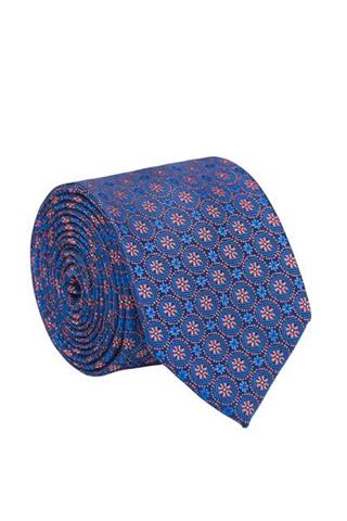 Elegancki niebieski krawat 57059 - 18691
