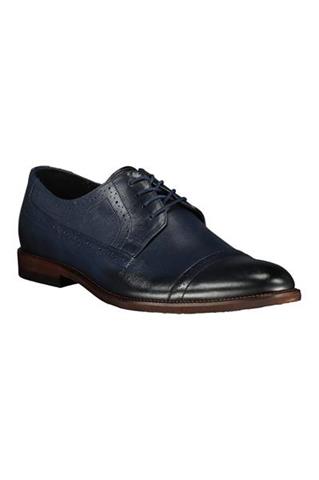 Granatowe eleganckie buty męskie 73183 - 187311