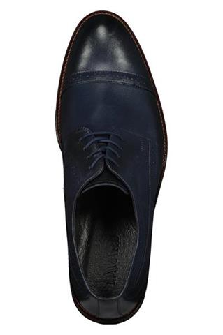 Granatowe eleganckie buty męskie 73183 - 187331