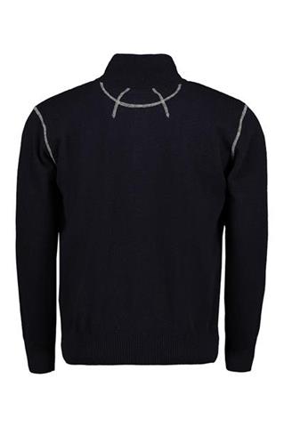 Granatowy sweter z wełną 72609 - 187781