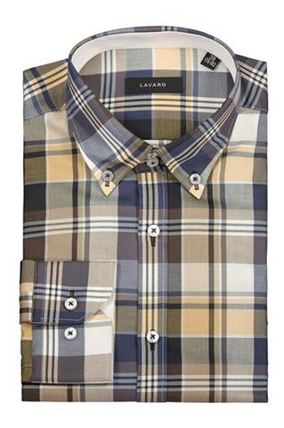 Męska koszula w kratę 92626 - 188491