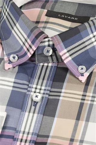 Koszula męska w kratę 92692 - 188601