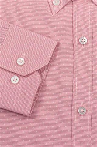 Różowa koszula w mikro wzór 92796 - 188711
