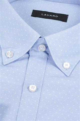 Niebieska koszula męska slim 92797 - 188751