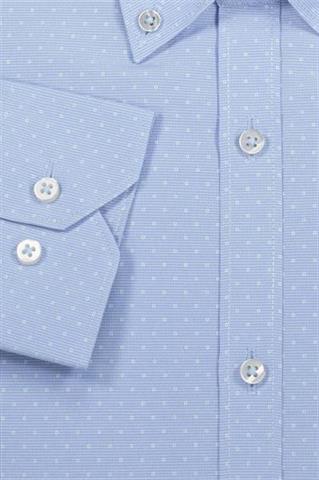 Niebieska koszula męska slim 92797 - 188761