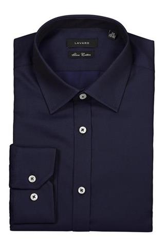 Granatowa koszula męska 92970 - 189391