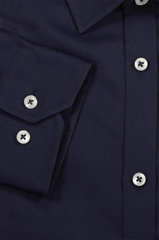 Granatowa koszula męska 92970 - 189411