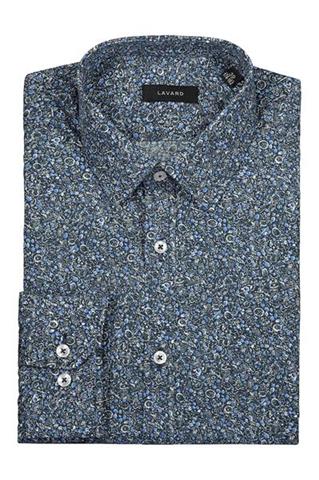 Granatowa koszula we wzory 92994 - 189441