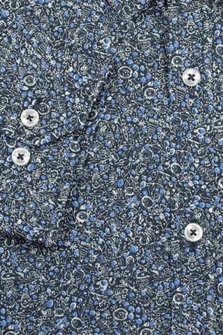 Granatowa koszula we wzory 92994 - 189461