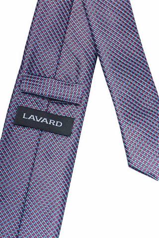 Krawat męski w mikro wzór 57072 - 19061
