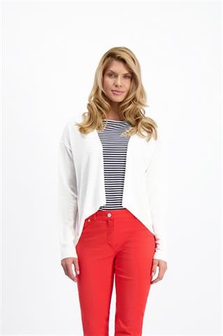 Sweter damski écru Kama 84702 - 190831
