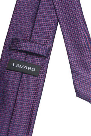 Granatowo-bordowy krawat  57074 - 19111