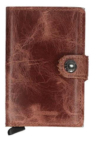 Brązowy portfel męski Secrid Brown Vintage 72539 - 191431