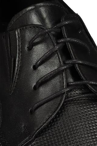 Czarne buty ze skóry 73026 - 191551
