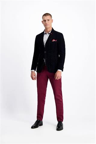 Granatowa marynarka ze sztruksu 49052 - 192631