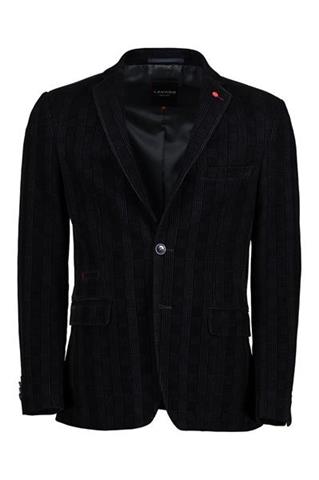 Granatowa marynarka ze sztruksu 49052 - 192651