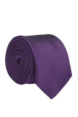 Klasyczny fioletowy krawat 57084 - 19401