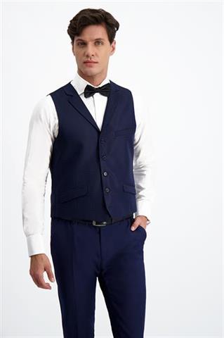 Granatowa kamizelka męska Lavard Ceremony 10072 - 194891